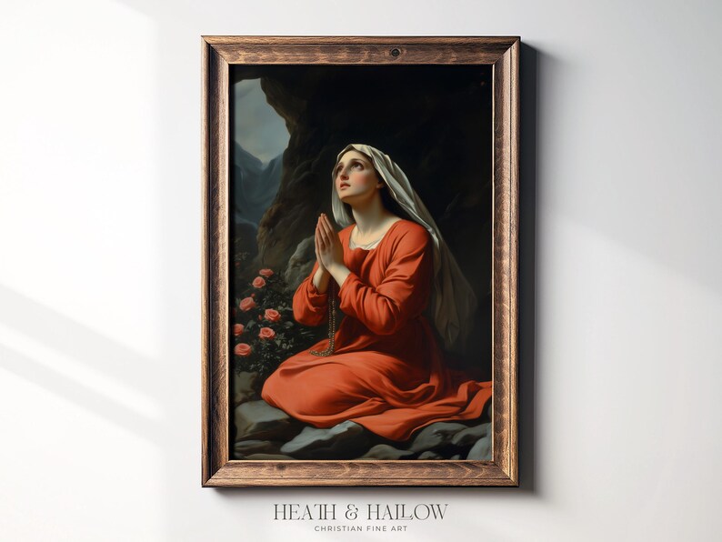 Mary Magdalene Art Print | Sacred Catholic Wall Art | Divine Feminine ...