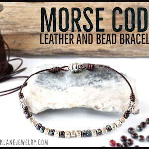 Morse Code Bracelet | Secret Message Jewelry | Morsecode Bracelet | Inspirational Message Jewelry | Friendship Gift