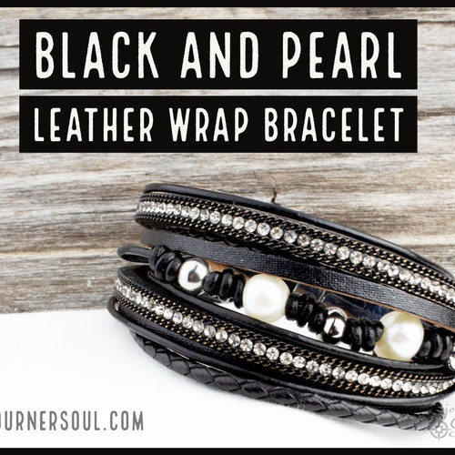 Tan Leather Wrap Bracelet Braided Double Wrap Bracelet - Etsy
