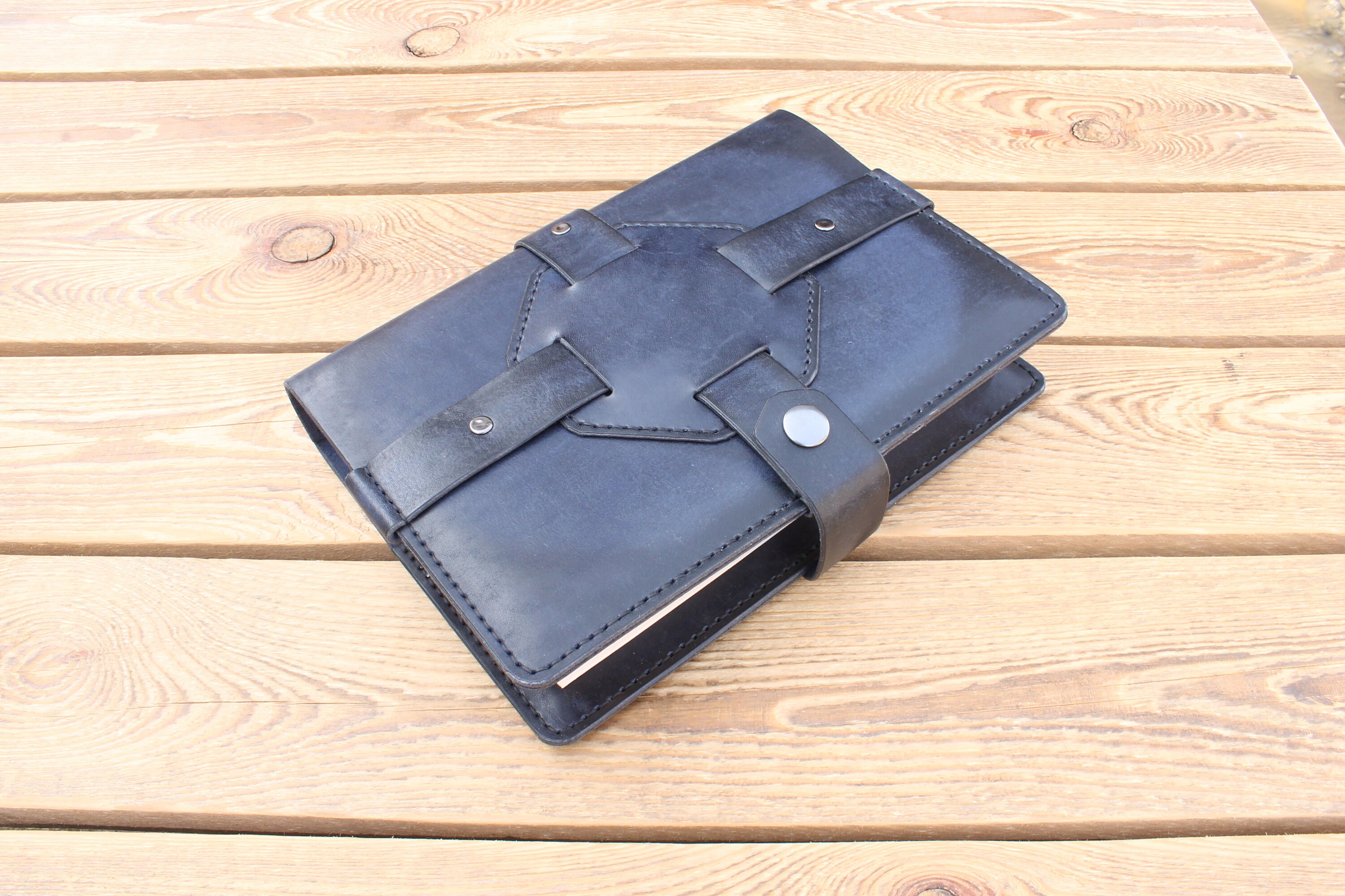 PDF pattern leather Book cover. | Etsy