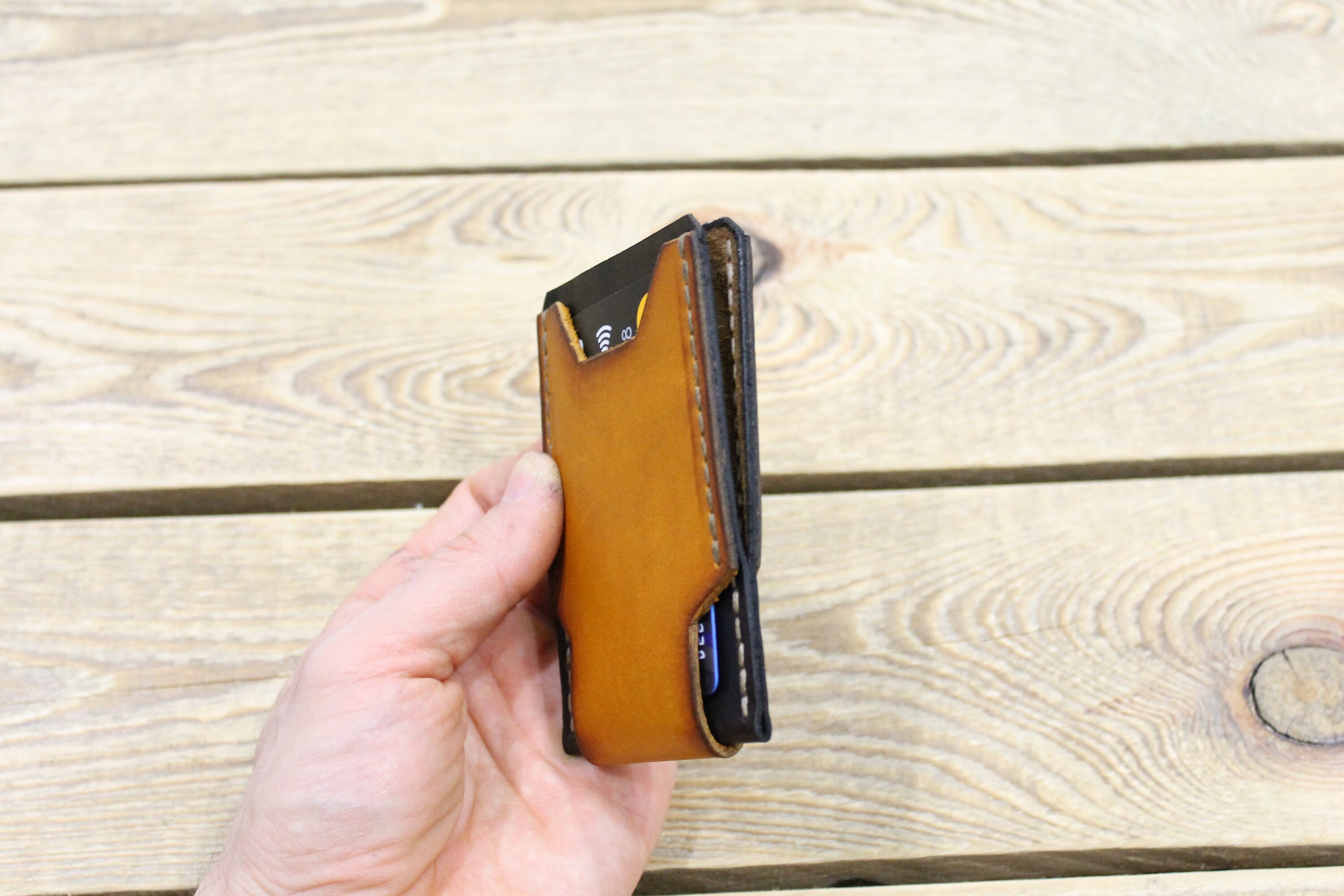 PDF leather wallet template pattern Pocket wallet | Etsy