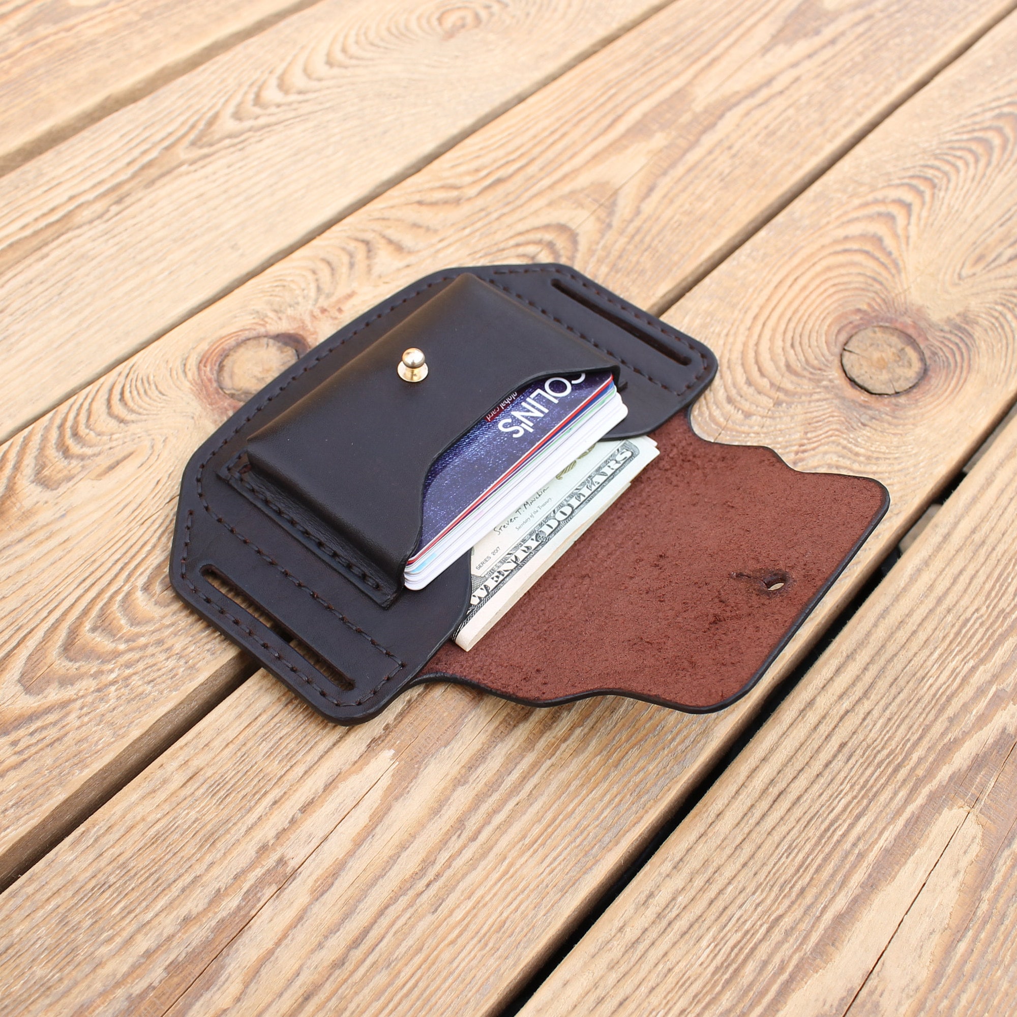 PDF wallet pattern leather ID card belt wallet Etsy