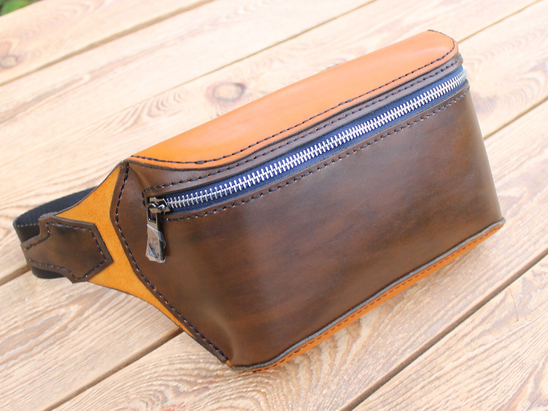 Pdf Pattern Leather Waist bag fanny pack bumbag. Etsy