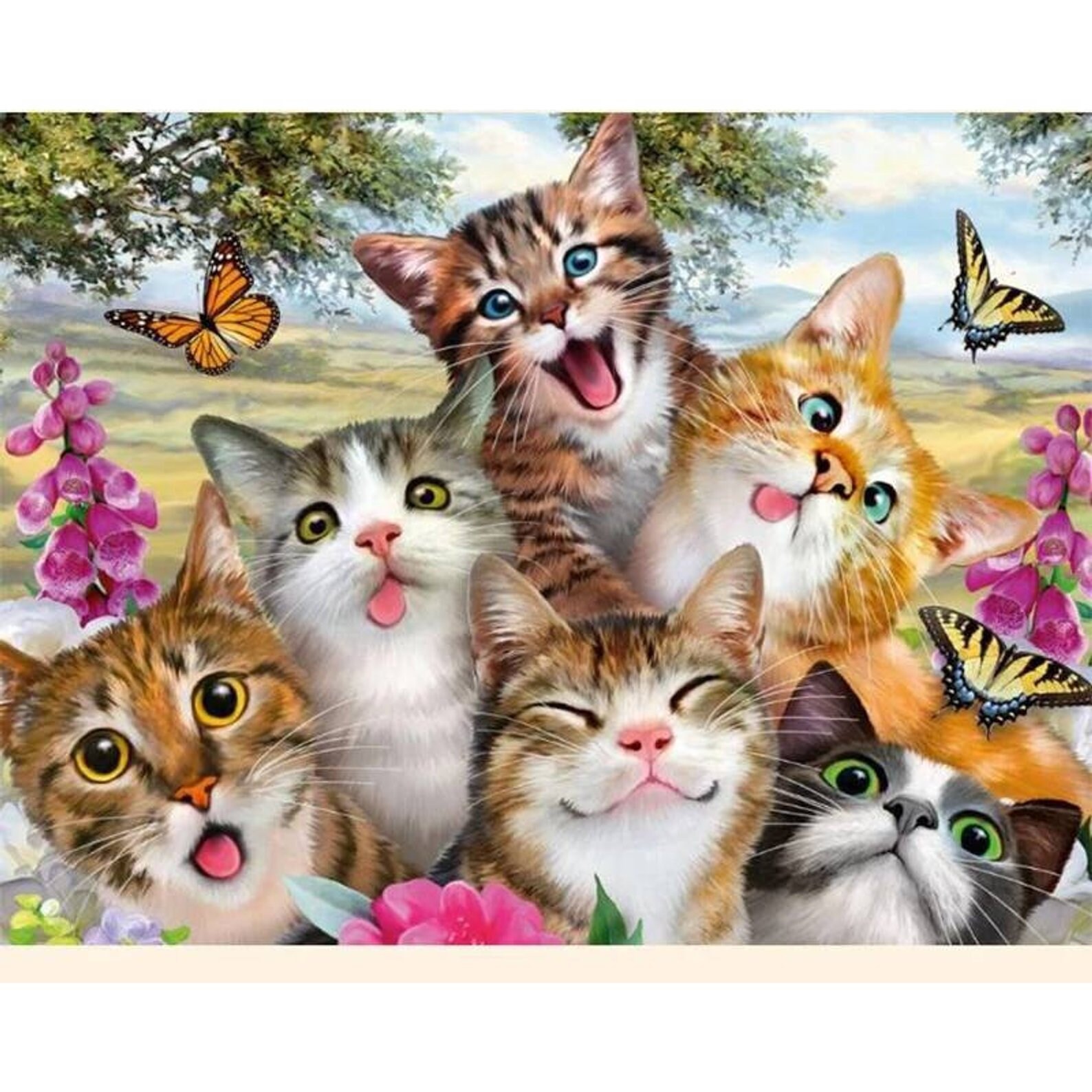 5D DIY Full Drill Diamond Painting Animals Cat Cross Stitch Mosaic Kits Decor 5D DIY Full Drill Diamond Painting Animals Cat Cross Stitch Mosaic Kits Decor