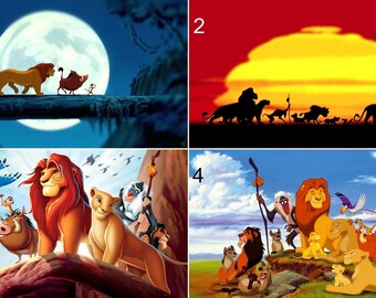 Full Drill Diamond Painting The Lion King Father and Son Animal DIY ZY122C Full Drill Diamond Painting The Lion King Father and Son Animal DIY ZY122C