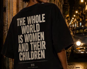 Statement Graphic T-Shirt | Oversized Boxy Streetwear, Unisex Philosophy Tee