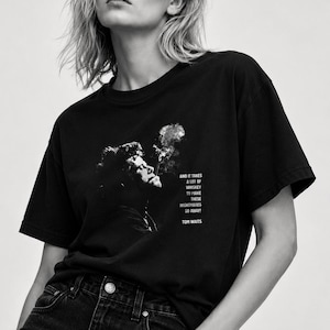 Vintage Tom Waits T-Shirt: Blue Valentine Graphic Tee