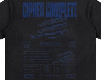 Vintage Cipher Complete Tee, Astral Projection Cosmic Shirt, Occult Streetwear Graphic Tee