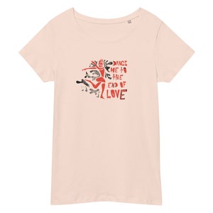 Dance, Leonard Cohen Songs, cubism, Ladies&#39; short sleeve t-shirt, Women’s basic organic t-shirt