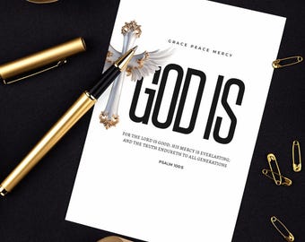 Religious God Is PNG Design for Sublimation, Mugs, Journals - Digital Download