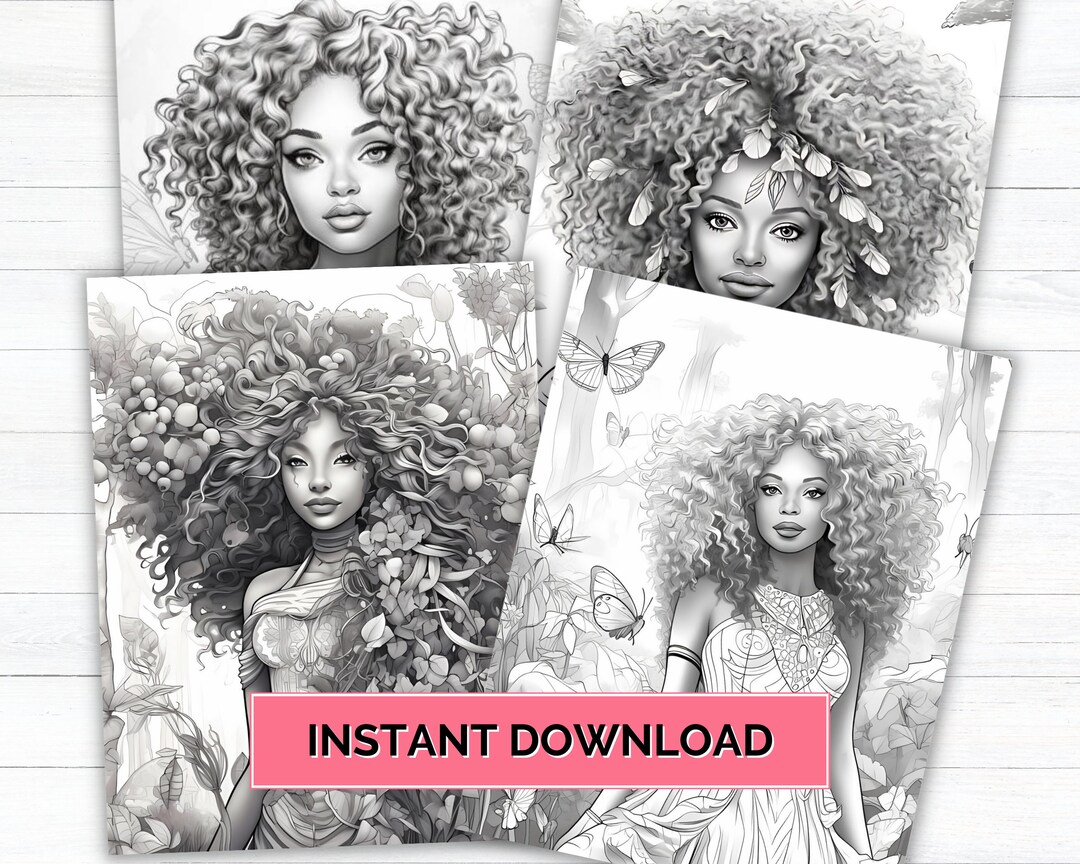 Enchanted Fairy Fantasy Coloring Book Pages Perfect for Kids and Adults ...