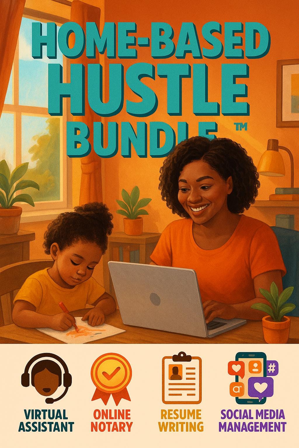Home-Based Hustle Bundle 4 Proven Courses One Bundle Work From Home