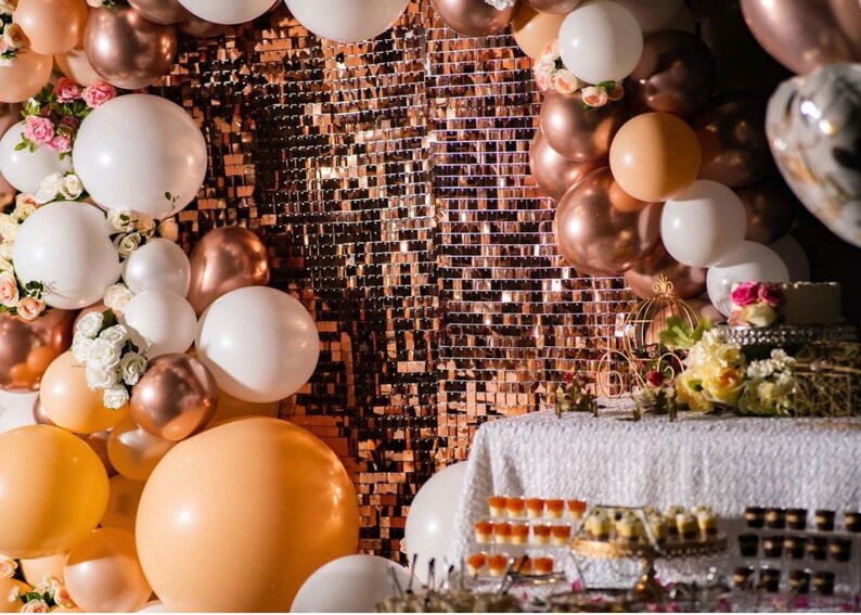 12 Sequin Panels for Backdrop by Blush Blooms Decor Shimmer Etsy