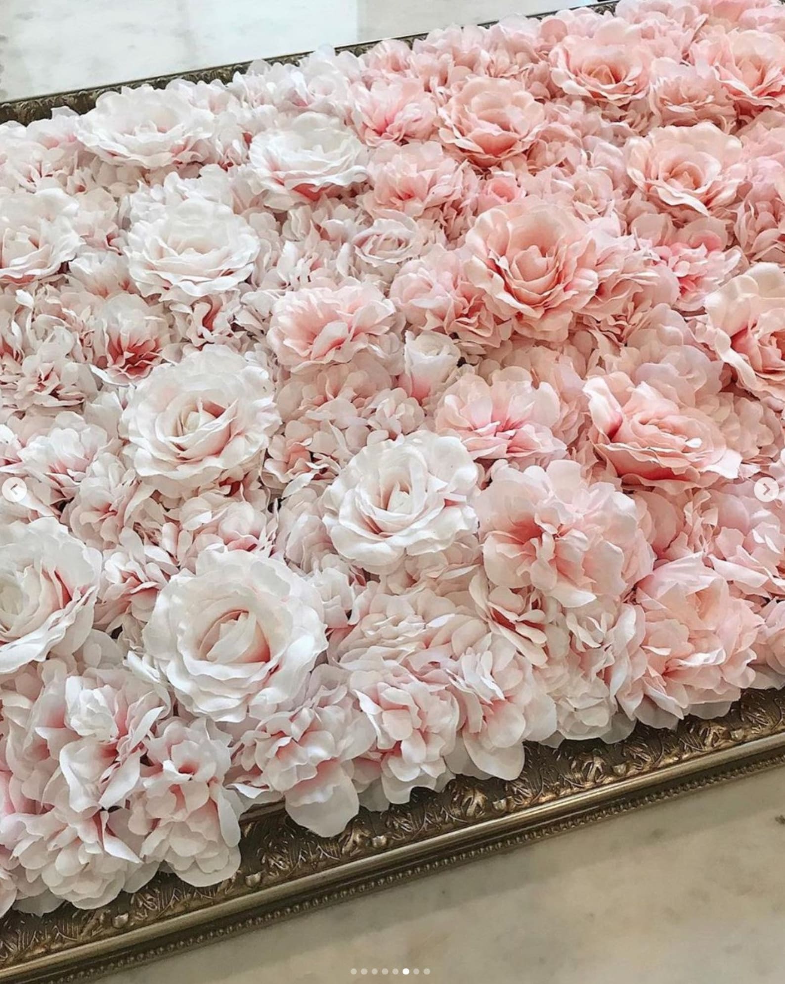 Image of Wedding Flower Wall