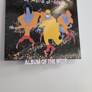 Album of The Week, wall mounted vinyl record display shelf