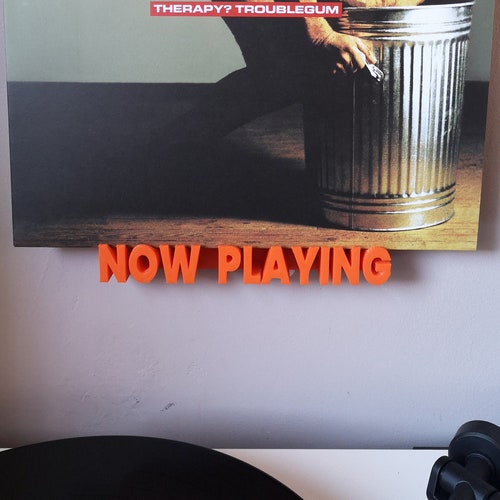 Now Playing Wall Mounted Vinyl Record Display Shelf for Your Etsy