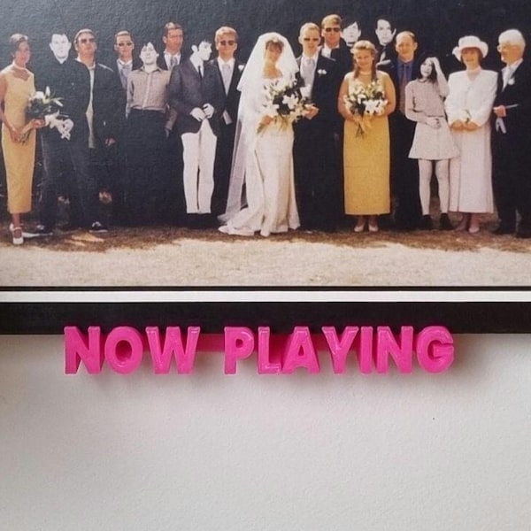 Now Playing shelf, wall mounted vinyl record display holder