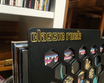 Vinyl Record Dividers, Full Size Customizable Genre or Artist Dividers for 12" LPs