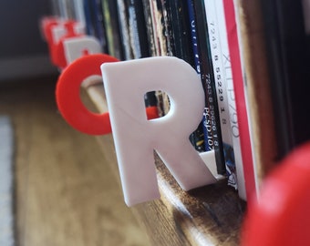 Alphabet Dividers for Vinyl Records, CDs, Books, DVDs (A-Z) Letter Markers