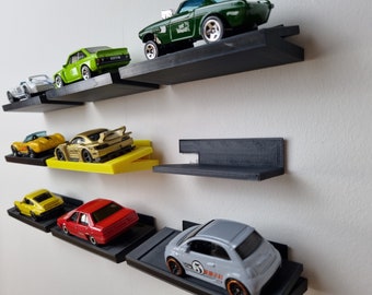 Soporte De Pared Para Modelos De Coches – Pack De 12 Expositores Con Tornillos, Apto Para Coches De 7,1 Cm De Ancho
