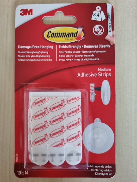 3M™ Command™ Adhesive Strips ,17522 Boxed Large Strips , 1000 Strips