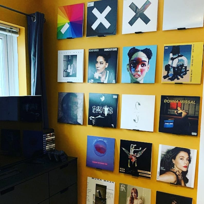 Vinyl Record Display Shelf Album Shelves Wall Mount image 8
