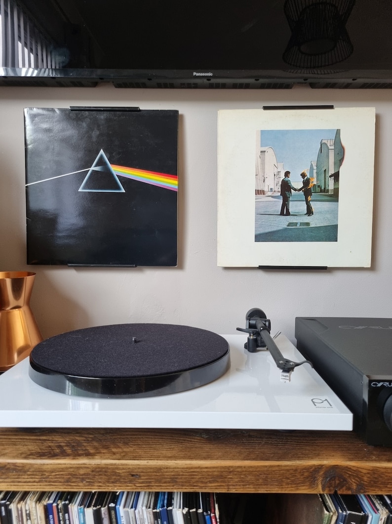 Vinyl Record Display Brackets | Album Wall Decor | LP Holder 