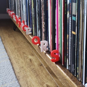 Alphabet Dividers for Vinyl Records, CDs, Books, DVDs A-Z Letter Markers image 5
