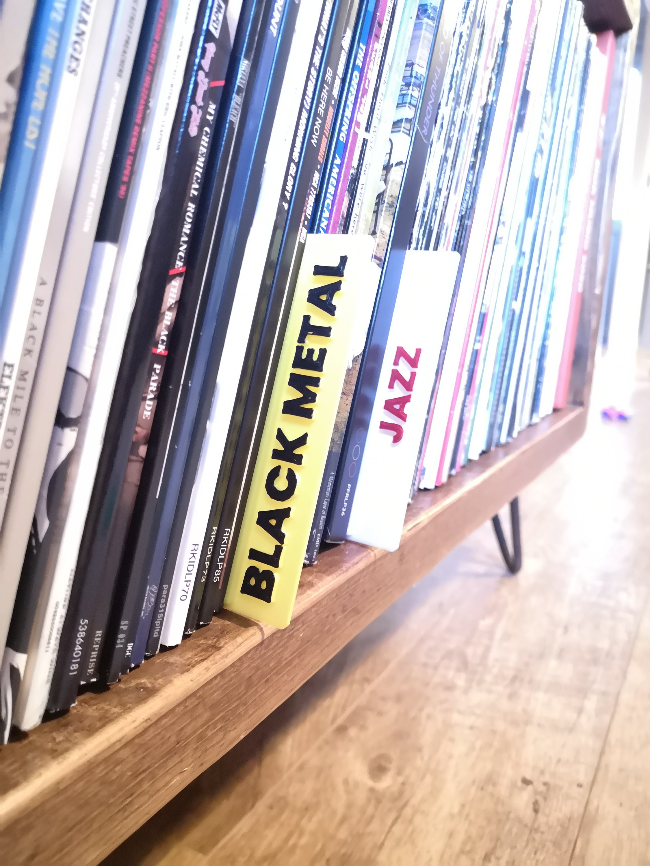 Genre Dividers for Vinyl Records, Cds, Books 