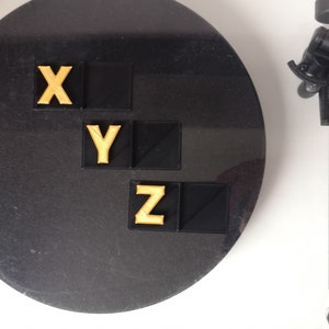 Alphabet Dividers Two Colours, Raised Letters for Vinyl Records, CDs, Books, DVDs A-Z image 8