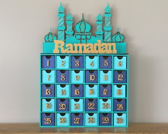 DIY calendrier de ramadan en bois (permanent!) - Olive et Érable