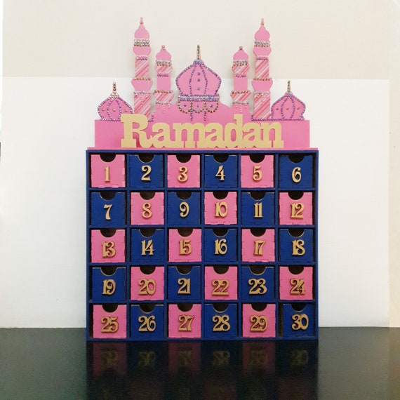 Ramadan Calendar, Ramadan Wooden Calender, Ramadan Decoration