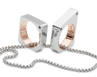 Enosi - Original con incrustaciones de oro rosa