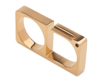 Erő - Anillo de 2 dedos - Oro