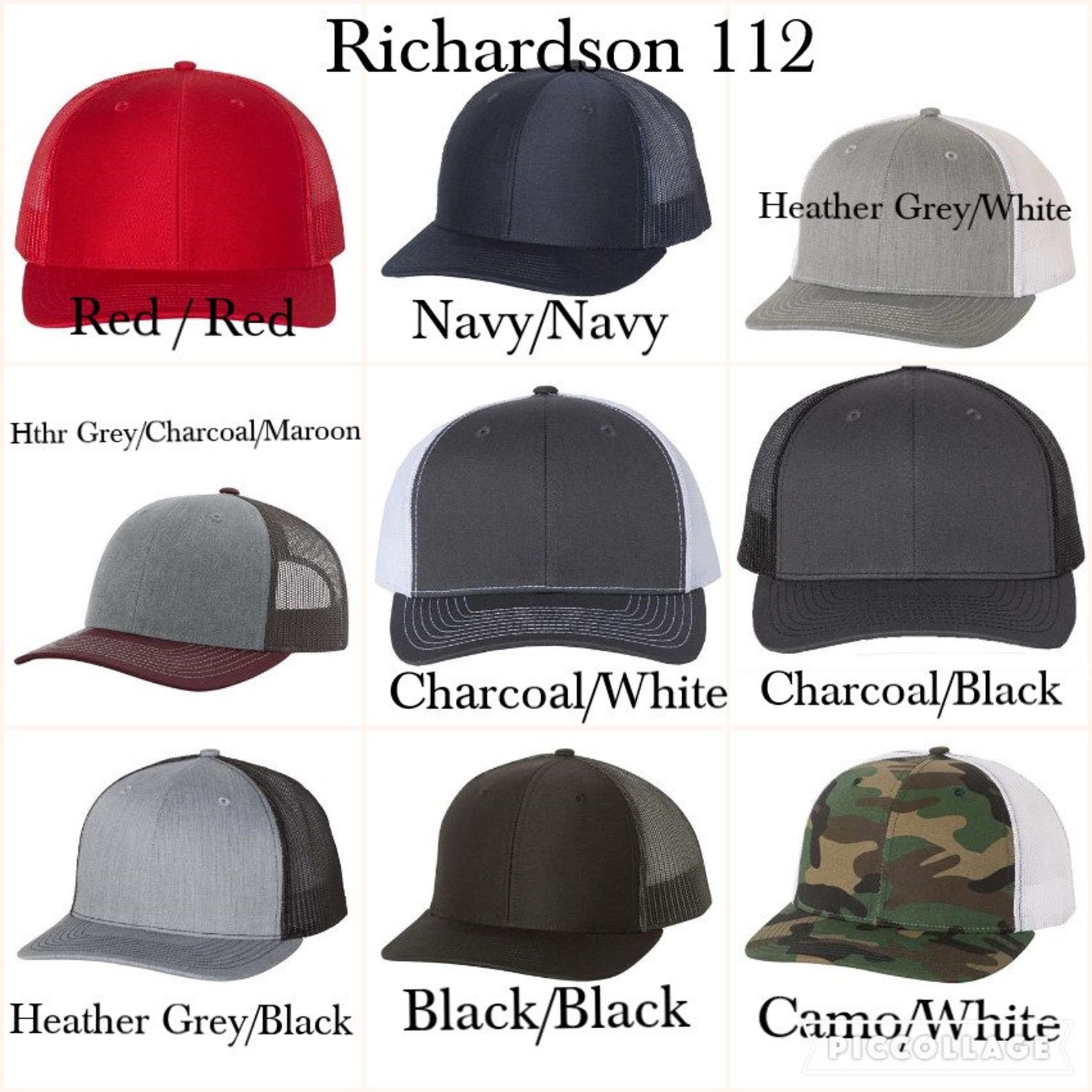 Erwachsene Richardson 112 / 115 Trucker Snapback Etsy.de