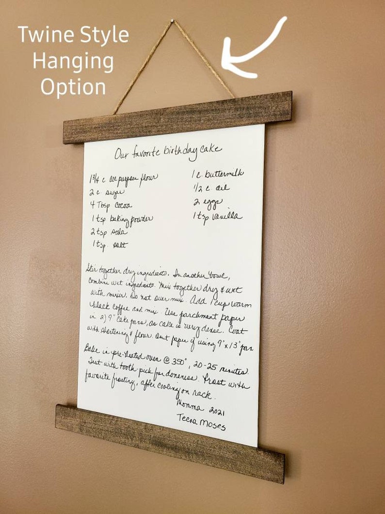 Custom Handwriting Canvas Sign: Personalized Wood Frame Gift (Photo Optional Add-On) **CHRISTMAS ORDERS ACCEPTED** image 6