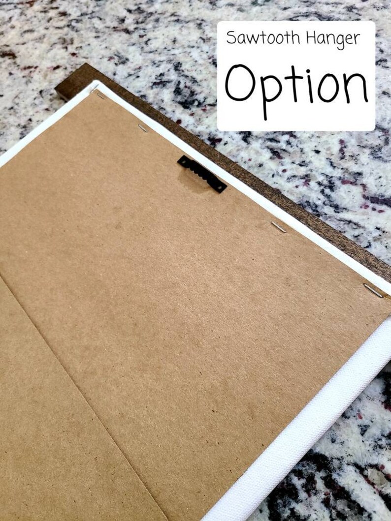 Custom Handwriting Canvas Sign: Personalized Wood Frame Gift (Photo Optional Add-On) **CHRISTMAS ORDERS ACCEPTED** image 7