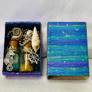 Miniature Mermaid Matchbox Gift Set