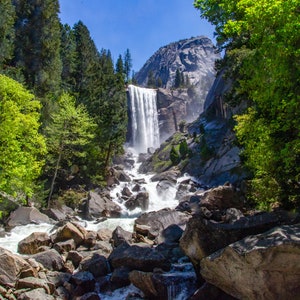 Landscape Photography Print | Yosemite National Park Vernal Falls