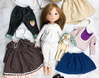 PDF Doll Sewing Pattern /40cm doll Bess Clothing Sets / Instant download /cloth doll pattern
