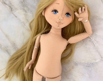 33cm Bead-Jointed Doll Body Sewing Pattern (PDF Download)