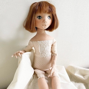PDF Doll Body Sewing Pattern / 33cm All-in-one doll Body / Instant download