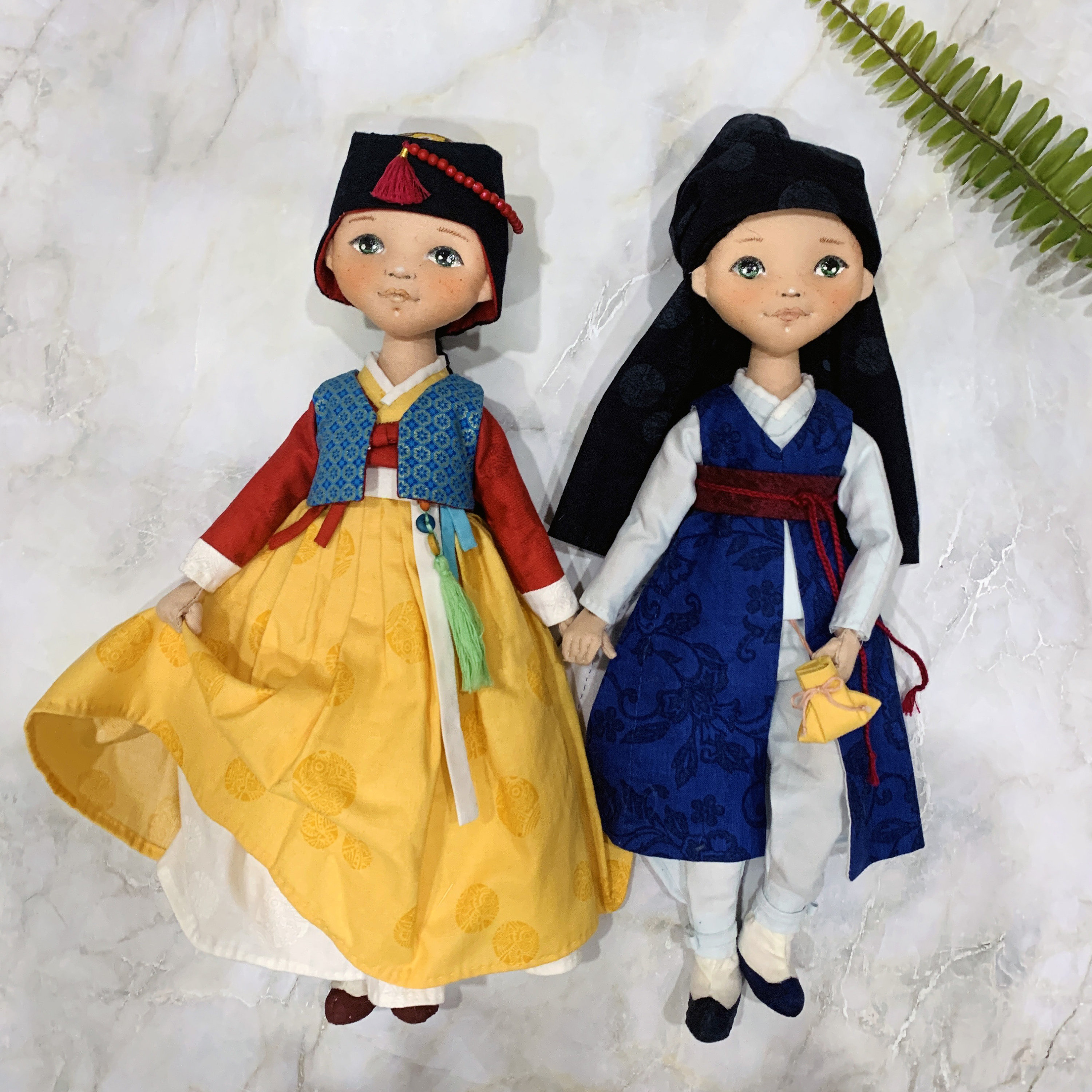 Buy PDF Doll Sewing Pattern Hanbok Doll Korean Couple instant