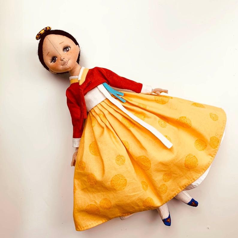 PDF Doll Sewing Pattern / Hanbok Doll 01 / Korean Traditional | Etsy