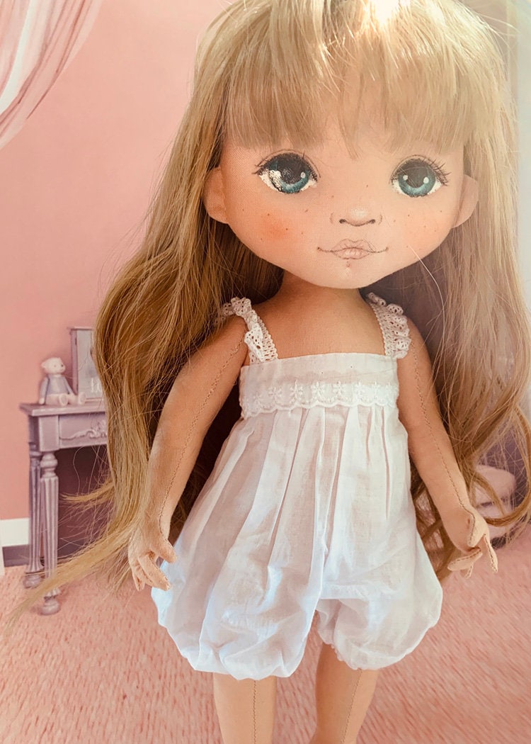 PDF Doll Body Sewing Pattern / 40cm Stand Basic doll Body / instant download / doll pattern /