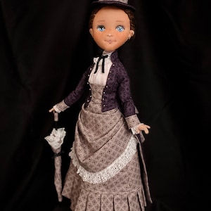 PDF Doll Sewing Pattern / 35cm doll / Victorian Lady / Instant download