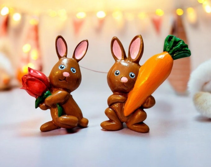 Bunny Magnets, Set of 2