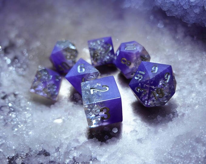 Faith - Fusion Shards, dice set, Sharp Edge Dice set, RPG Dice Set