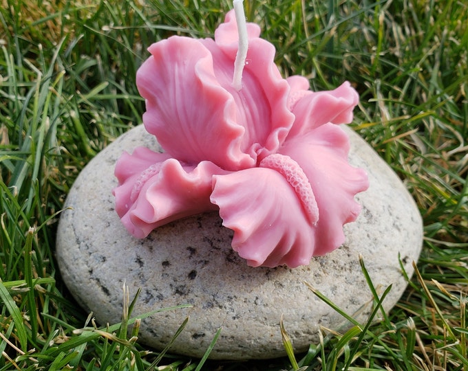 Multi Color Flower Candle Set of 2