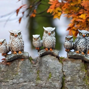 Owl, Magnets Set of 3